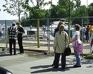 Studenten bei der Befragung