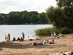 Badestelle am Sakrower See